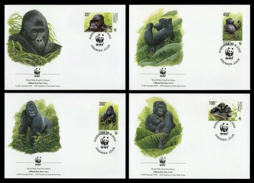 2002, Kongo Kinshasa, 1708-11, FDC