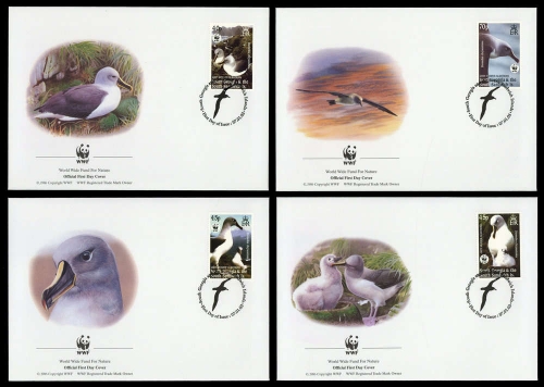 2003, Falkland Abhänige Gebiete F Süd Georgien, 357-60, FDC