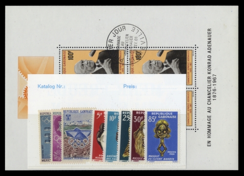1966, Gabun, 238-42 u.a., **, gest.