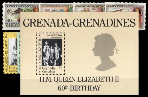 1981, Grenada Grenadines, 480-83 u.a., **