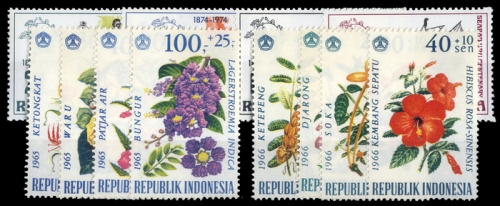 1965, Indonesien, 499-02 u.a., **