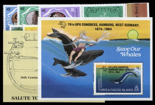1981, Turks und Caicos Inseln, 542-44 u.a., **