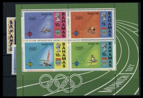 1972, Bahamas, 340-43 u.a., **