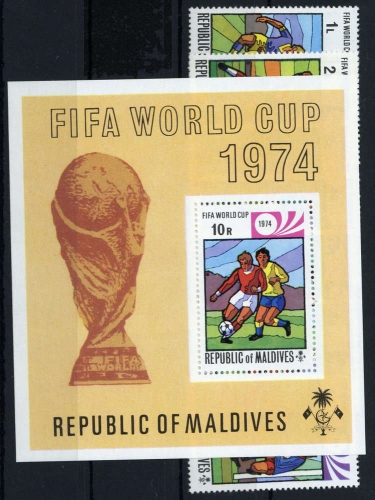 1974, Malediven, 521-27 u.a., **