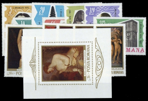 1967, Rumänien, 22582-88 u.a., **, (*)