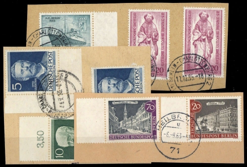 1952, Berlin Vorläufer, 92 u.a., Briefst.