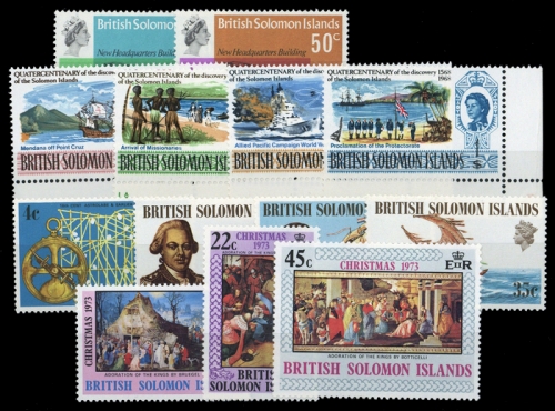 1966, Britisch Salomoninseln, 156-57 u.a., **