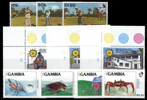 1976, Gambia, 323-25 u.a., **