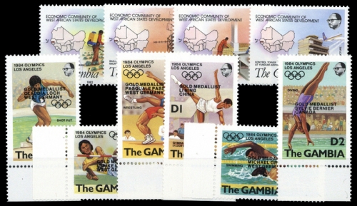 1982, Gambia, 449-52 u.a., **