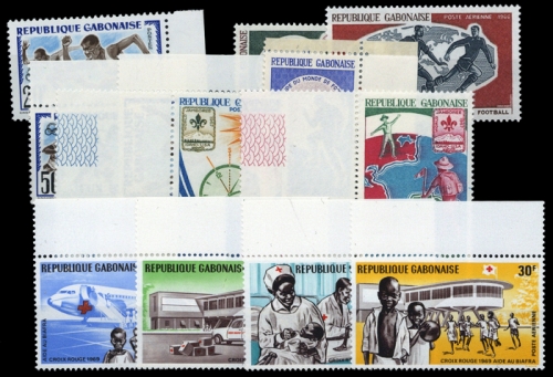1962, Gabun, 172-74 u.a., **