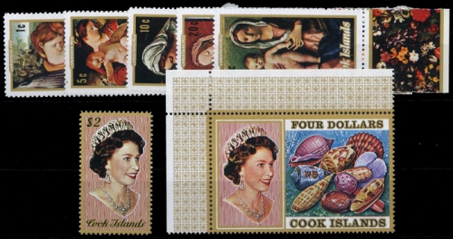 1972, Cook Inseln, 334-38 u.a., **
