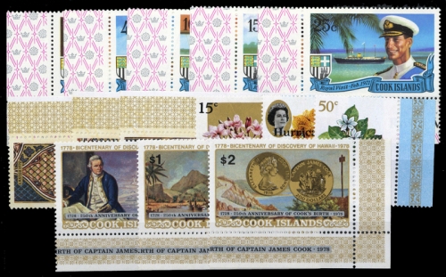 1971, Cook Inseln, 268-72 u.a., **