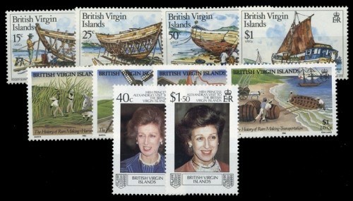 1983, Jungferninseln, 452-55 u.a., **