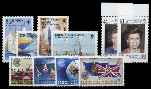 1983, Jungferninseln, 444-47 u.a., **