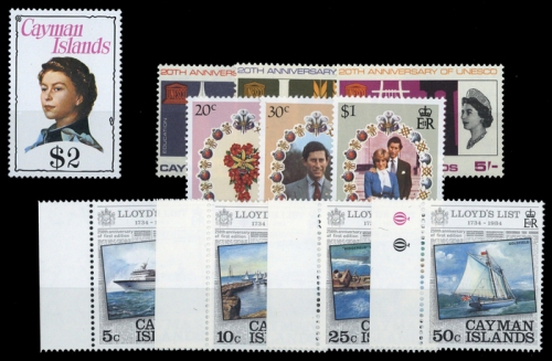 1966, Kaiman-Inseln, 187-89 u.a., **