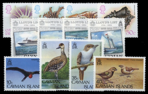 1980, Kaiman-Inseln, 448-51 u.a., **