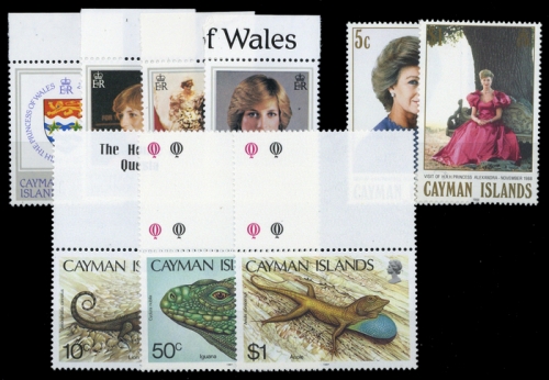 1982, Kaiman-Inseln, 490-93 u.a., **