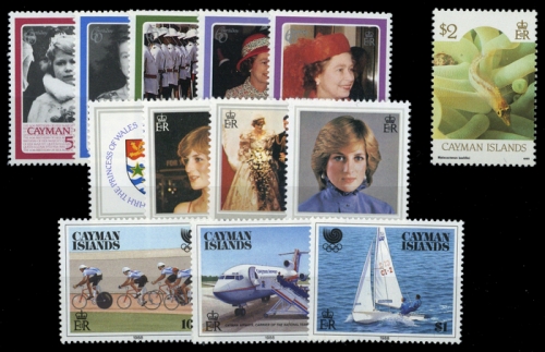 1982, Kaiman-Inseln, 490-93 u.a., **