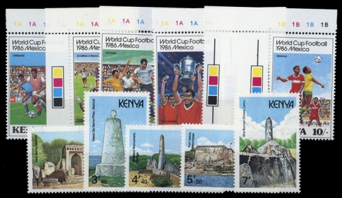 1986, Kenia, 360-64 u.a., **