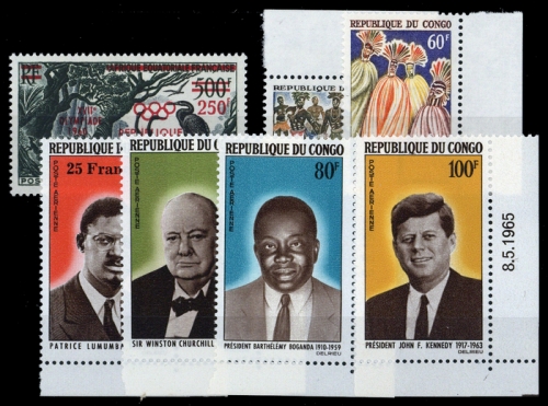 1960, Kongo Brazzaville, 3 u.a., **