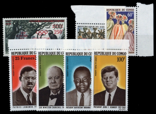 1960, Kongo Brazzaville, 3 u.a., **