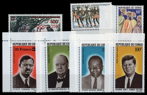 1960, Kongo Brazzaville, 3 u.a., **