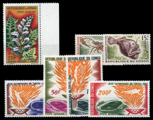1963, Kongo Brazzaville, 34 u.a., **
