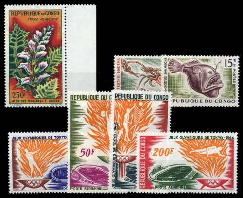 1963, Kongo Brazzaville, 34 u.a., **