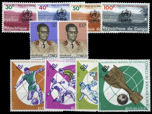 1966, Kongo Kinshasa, 267-70 u.a., **