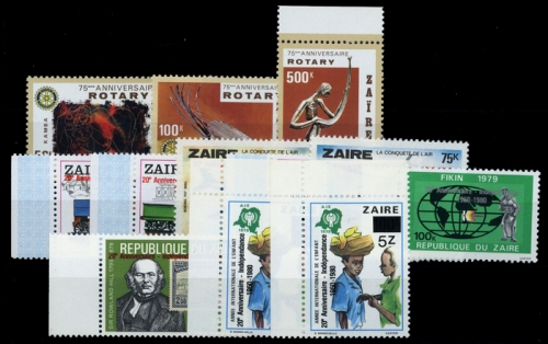 1980, Zaire, 658-60 u.a., **