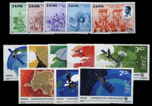 1980, Zaire, 689-93 u.a., **