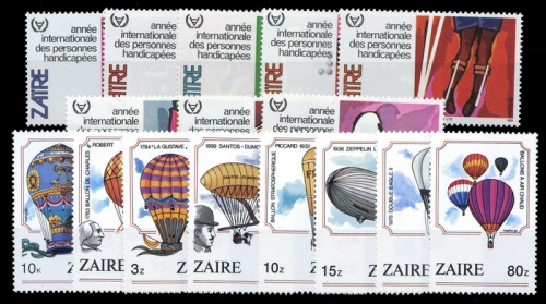 1981, Zaire, 732-39 u.a., **