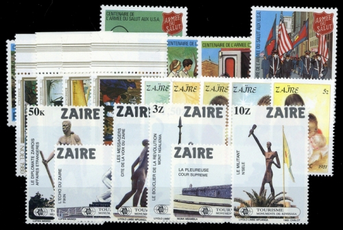 1980, Zaire, 647-54 u.a., **