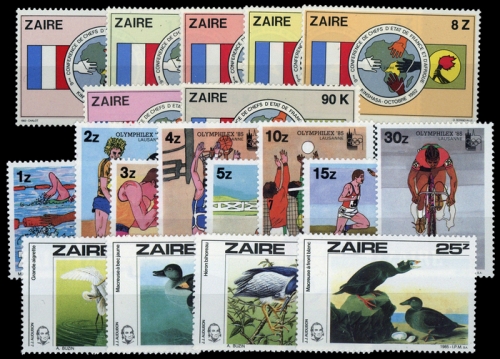 1982, Zaire, 772-78 u.a., **