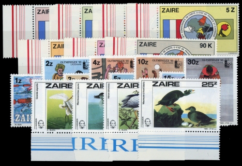 1982, Zaire, 772-78 u.a., **