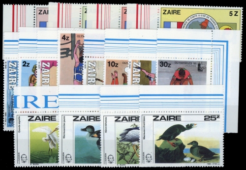 1982, Zaire, 772-78 u.a., **