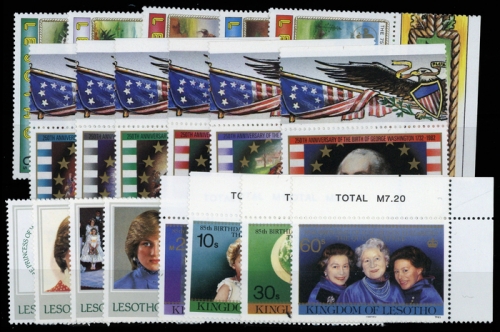 1982, Lesotho, 367-71 u.a., **