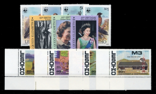 1986, Lesotho, 556-59 u.a., **
