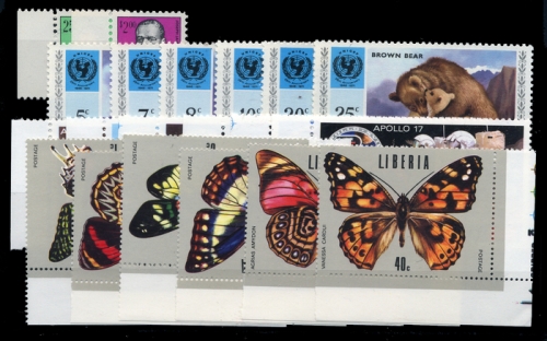 1969, Liberia, 711-12 u.a., **