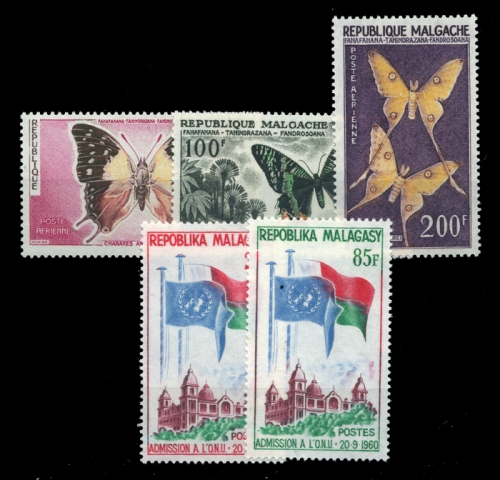 1960, Madagaskar, 457-59 u.a., **