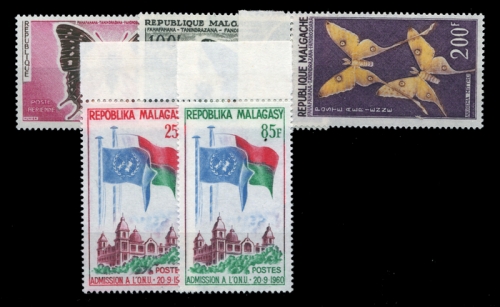 1960, Madagaskar, 457-59 u.a., **