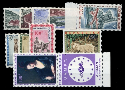 1962, Madagaskar, 478-82 u.a., **