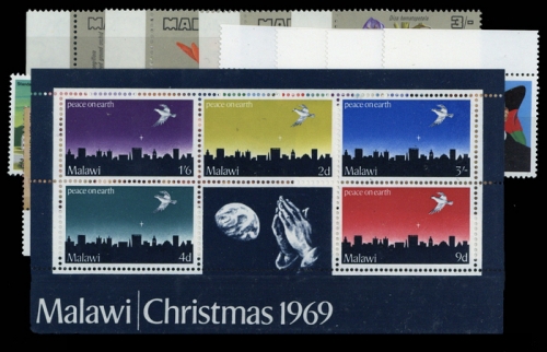 1969, Malawi, 110-13 u.a., **