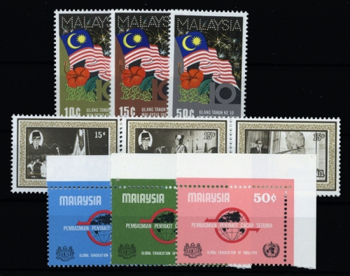 1973, Malaysia, 104-06 u.a., **