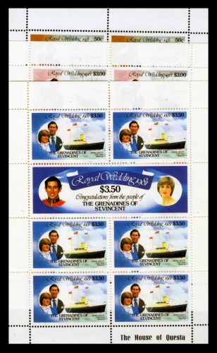1981, St. Vincent Grenadinen, 212-17 KB, **
