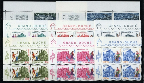 1969, Luxemburg, 788-903, **, Vierer