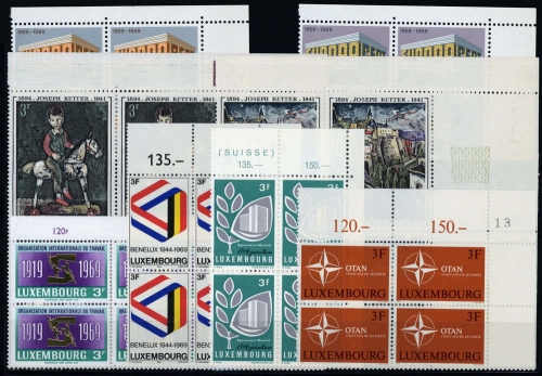 1969, Luxemburg, 788-903, **, Vierer