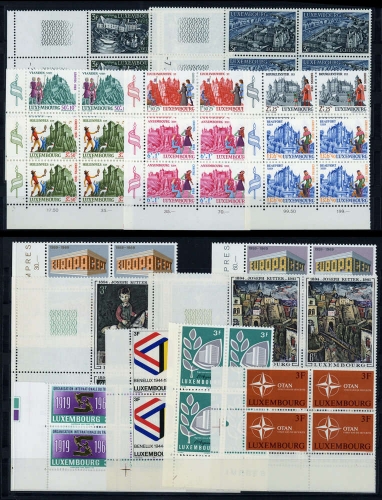 1969, Luxemburg, 788-903, **, Vierer