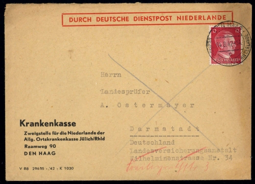 1941, Deutsches Reich, 788, Brief