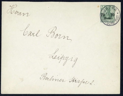 1906, Deutsche Auslandspost Türkei, U 4, Brief